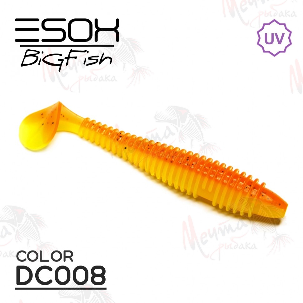 Виброхвост ESOX Swinky Fat 5.5' #DC008