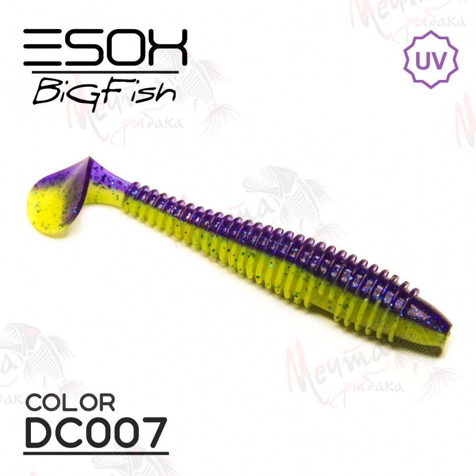 Виброхвост ESOX Swinky Fat 5.5' #DC007