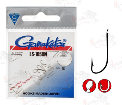 КРЮЧОК "GAMAKATSU" LS-1050N #12