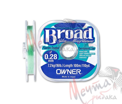 Леска OWNER Broad d-0.18 (100 м)